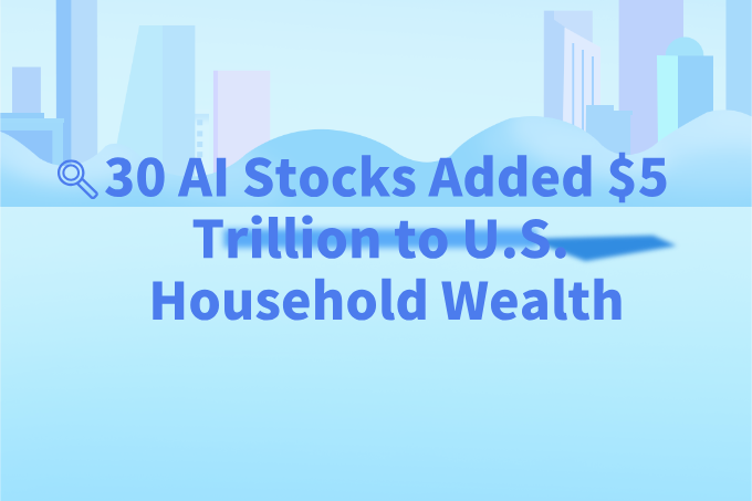 JPMorgan Says 30 AI Stocks Added $5 Trillion to U.S. Household Wealth